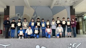 114學年度第1學期九年級第二次複習考成績優異頒獎代表照片